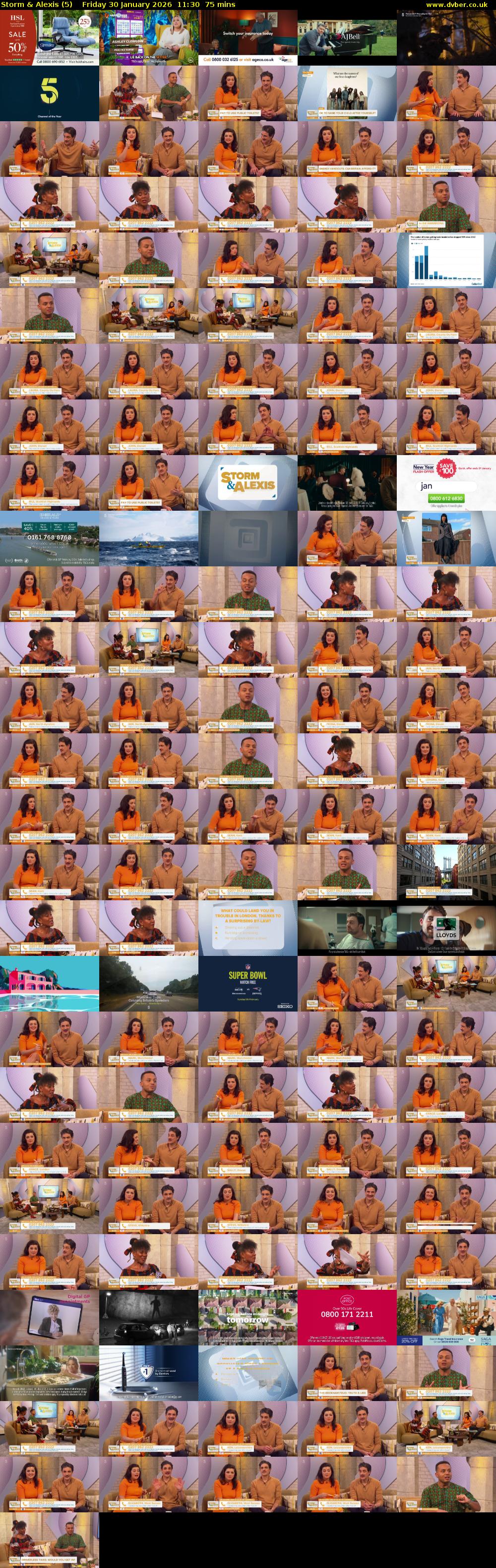 Storm & Alexis (5) Friday 30 January 2026 11:30 - 12:45