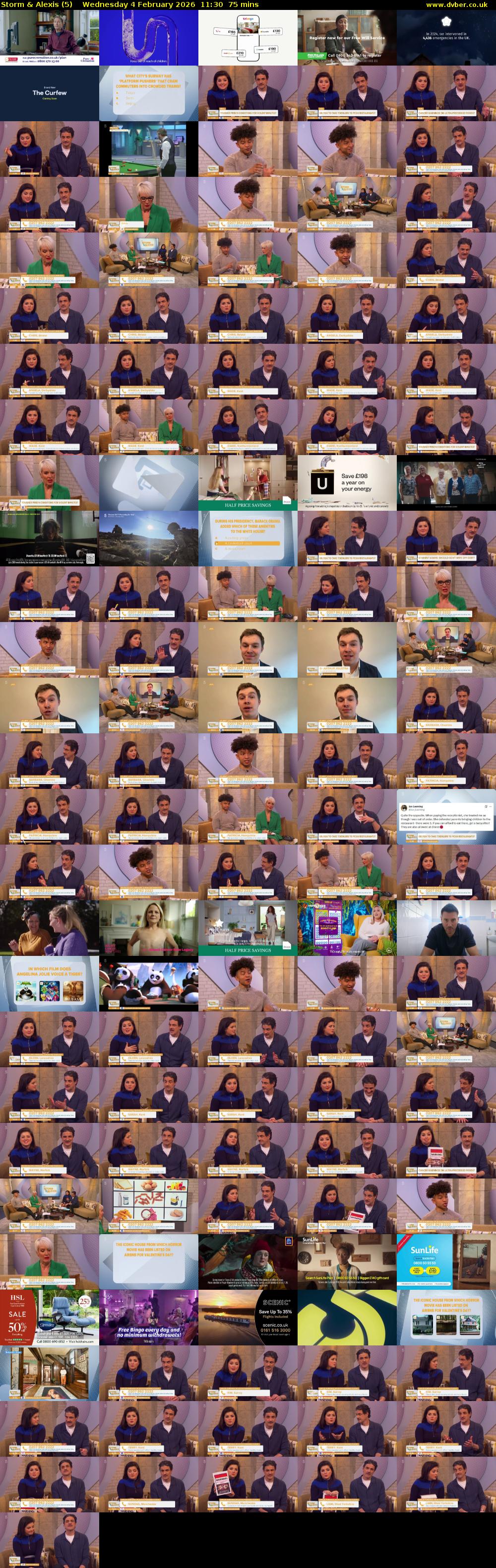 Storm & Alexis (5) Wednesday 4 February 2026 11:30 - 12:45