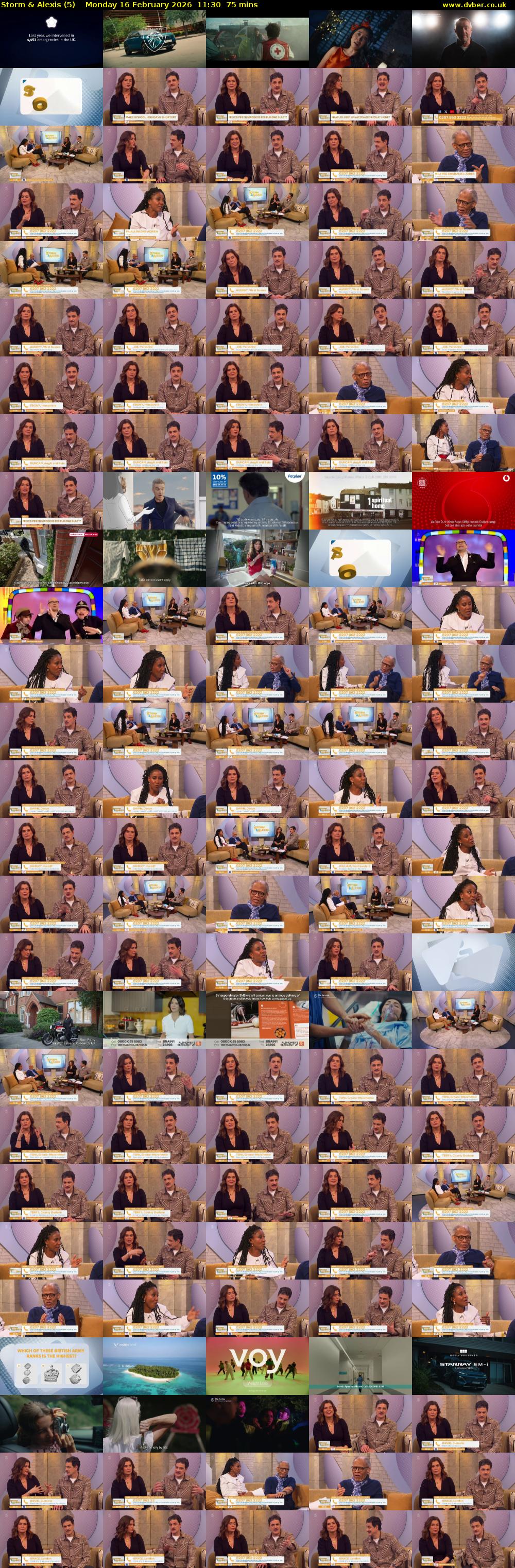 Storm & Alexis (5) Monday 16 February 2026 11:30 - 12:45