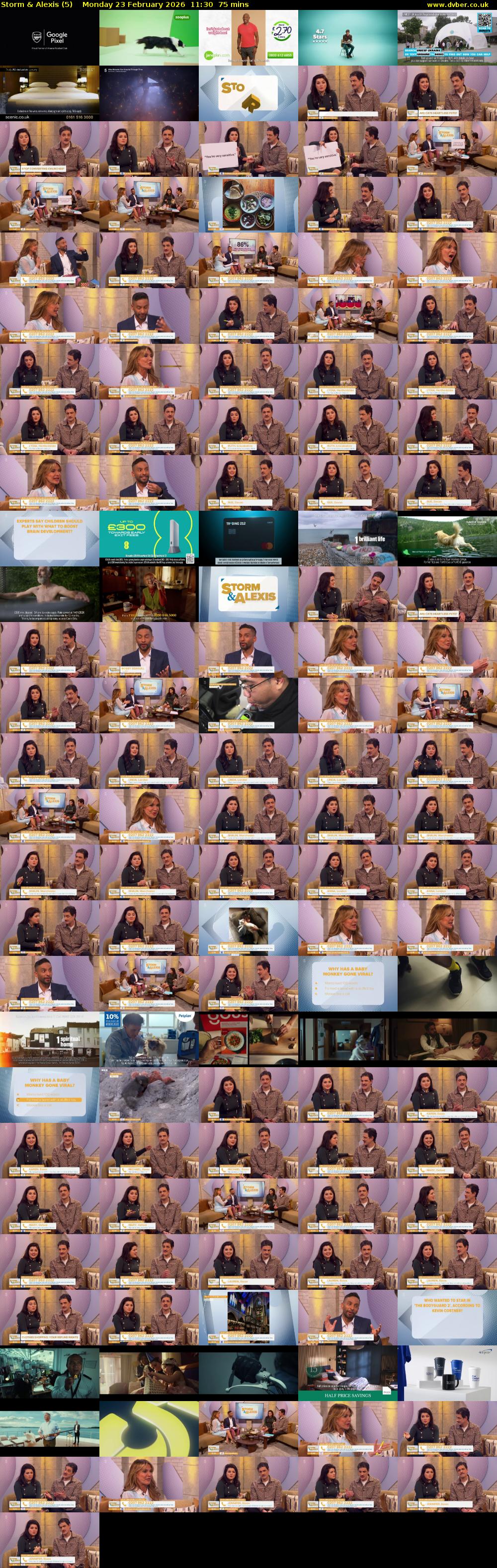 Storm & Alexis (5) Monday 23 February 2026 11:30 - 12:45