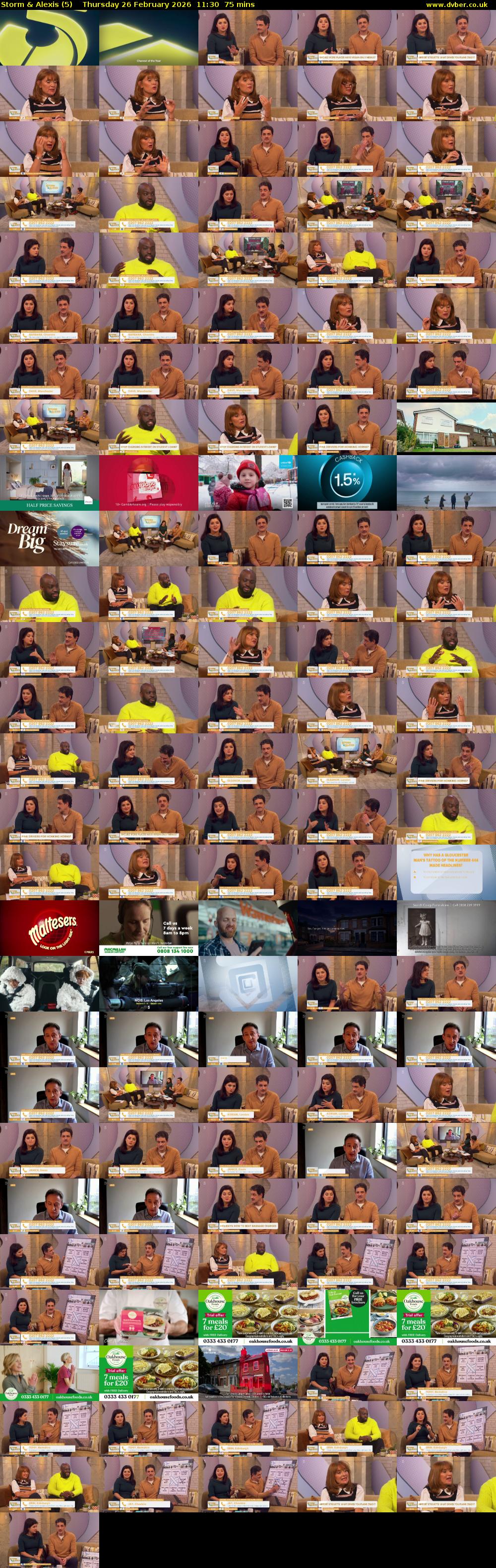 Storm & Alexis (5) Thursday 26 February 2026 11:30 - 12:45