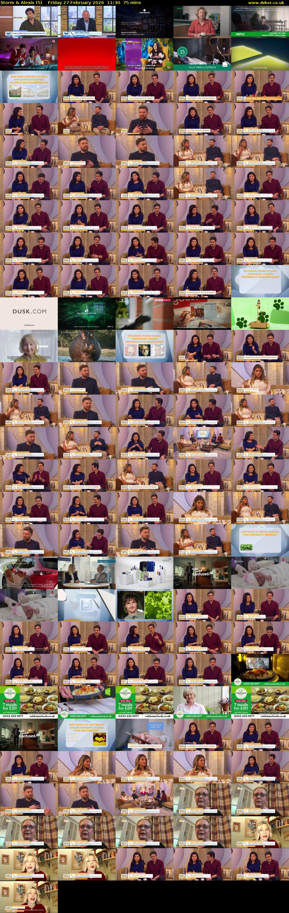 Storm & Alexis (5) Friday 27 February 2026 11:30 - 12:45