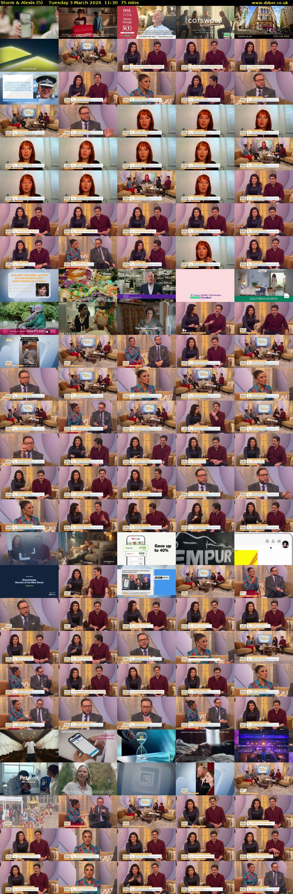 Storm & Alexis (5) Tuesday 3 March 2026 11:30 - 12:45