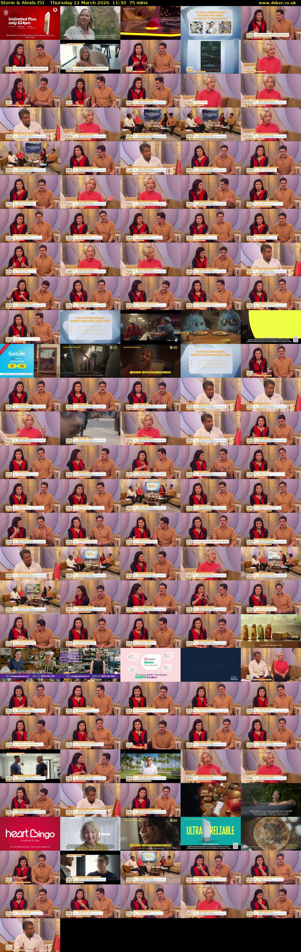 Storm & Alexis (5) Thursday 12 March 2026 11:30 - 12:45