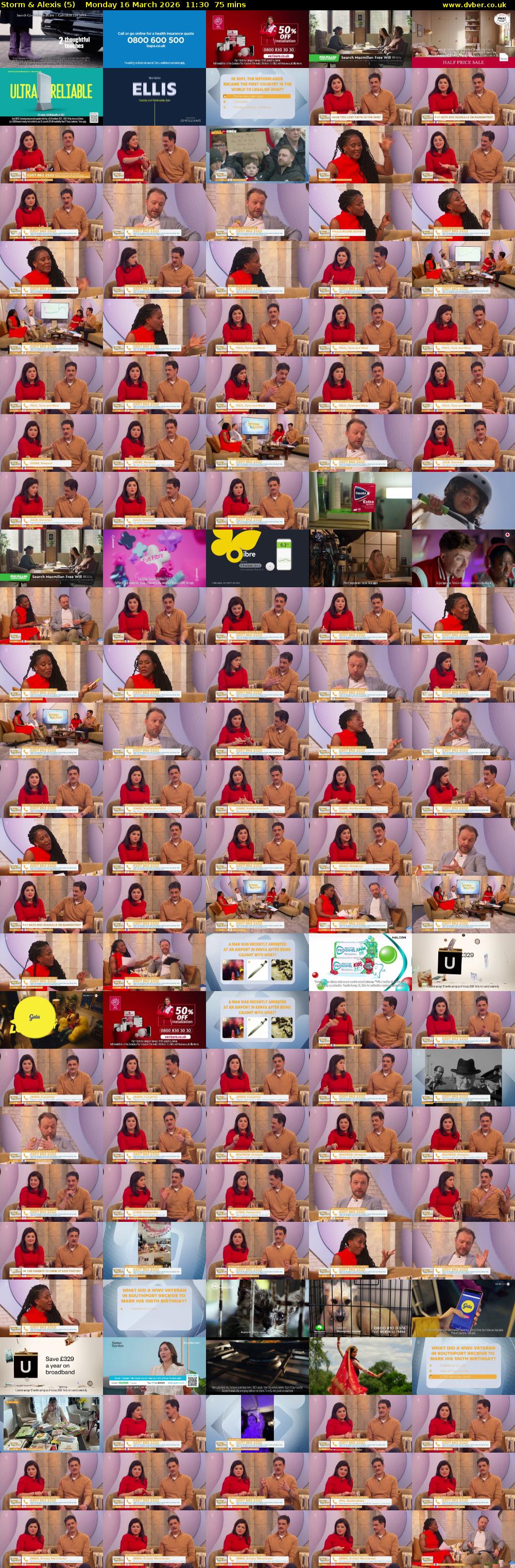 Storm & Alexis (5) Monday 16 March 2026 11:30 - 12:45