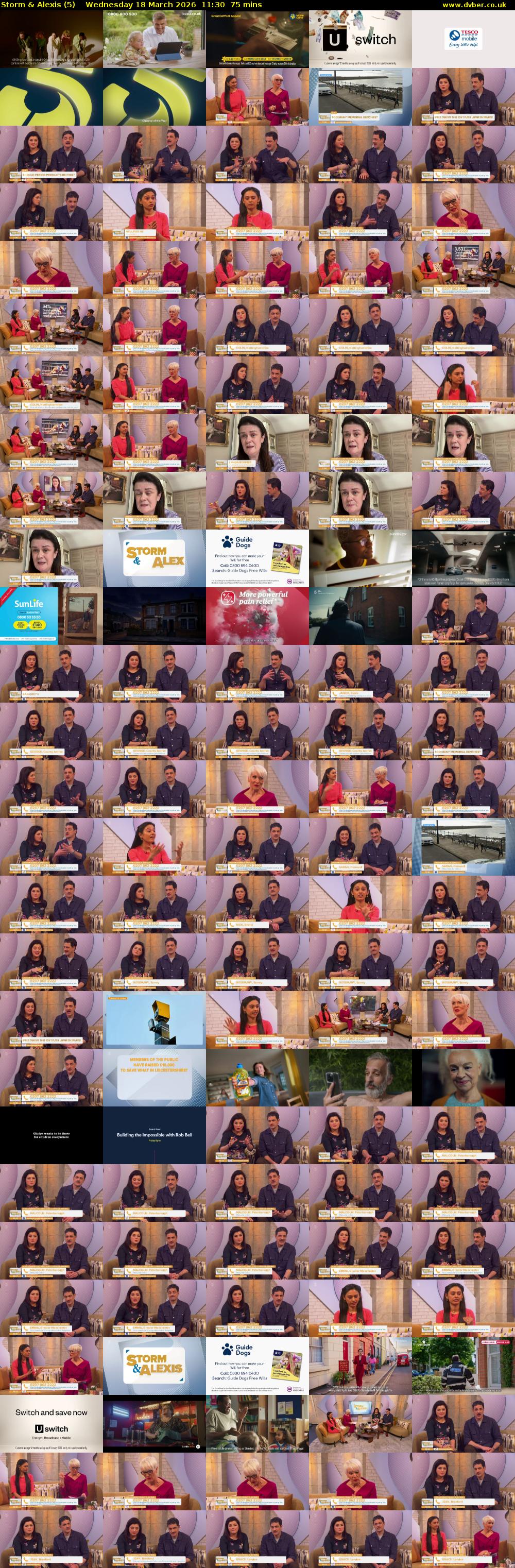 Storm & Alexis (5) Wednesday 18 March 2026 11:30 - 12:45