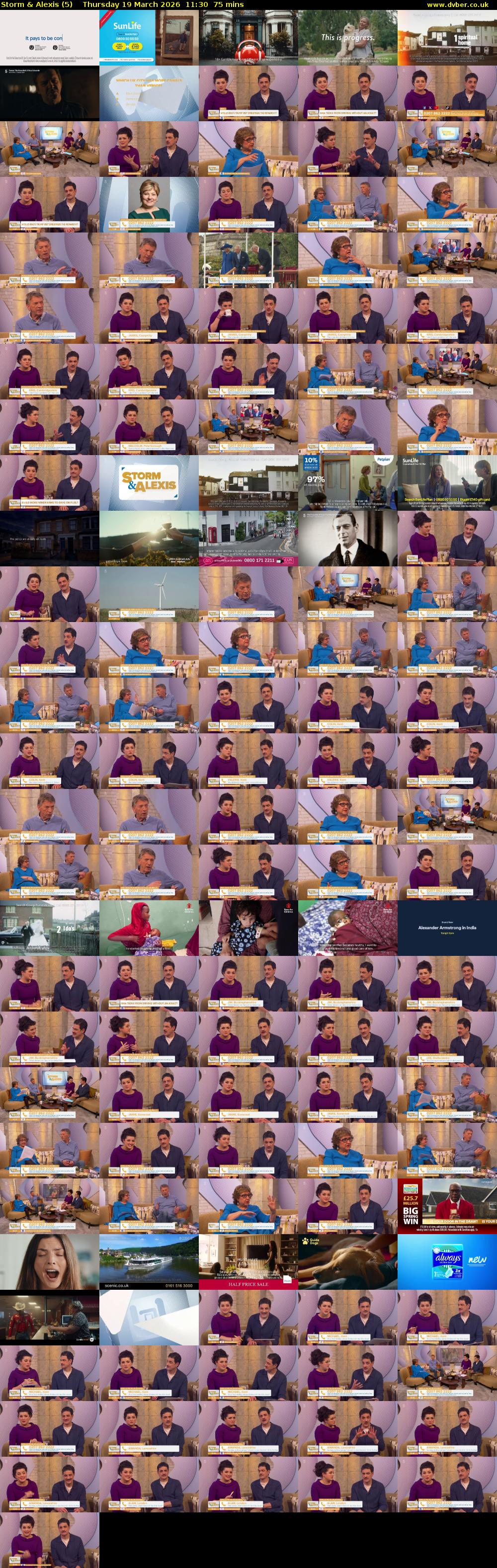 Storm & Alexis (5) Thursday 19 March 2026 11:30 - 12:45