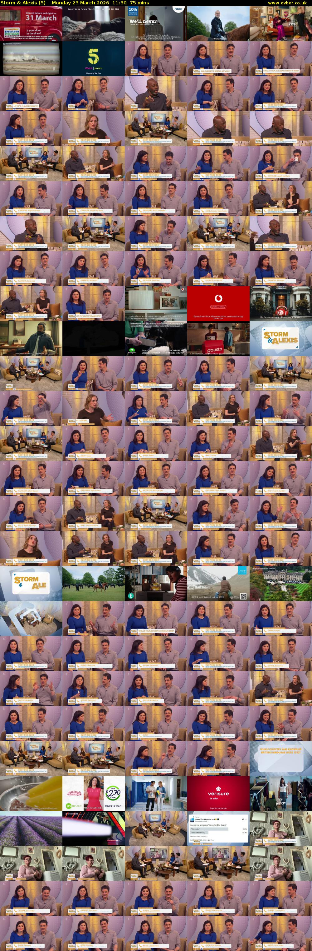 Storm & Alexis (5) Monday 23 March 2026 11:30 - 12:45
