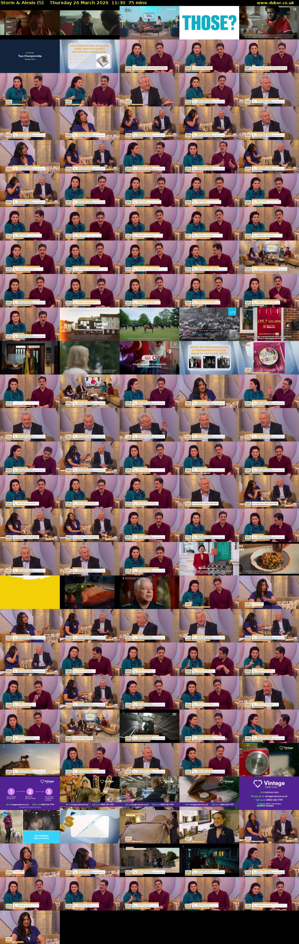 Storm & Alexis (5) Thursday 26 March 2026 11:30 - 12:45