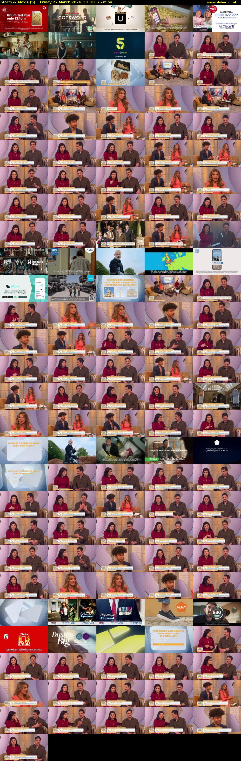 Storm & Alexis (5) Friday 27 March 2026 11:30 - 12:45