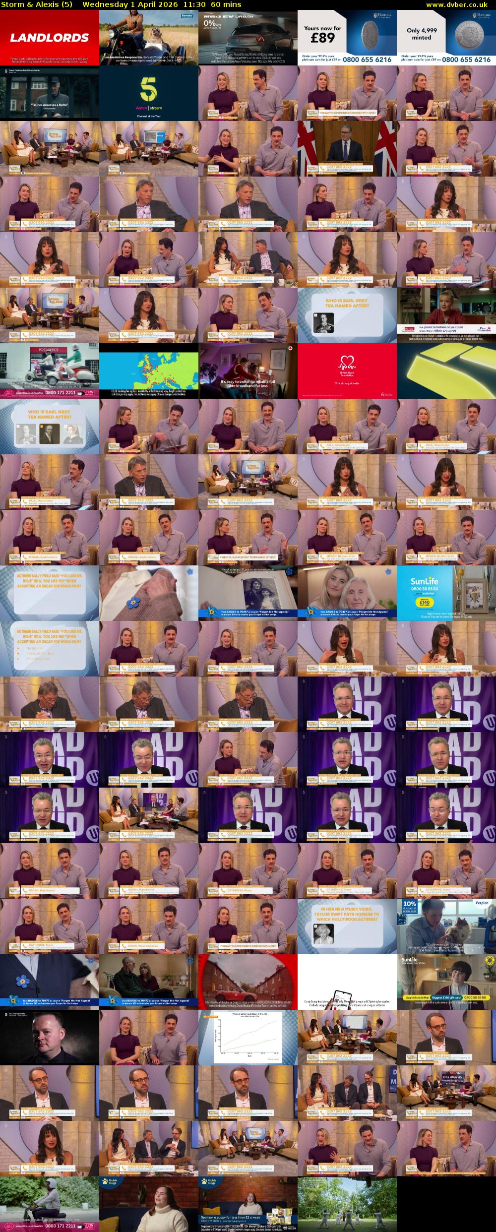 Storm & Alexis (5) Wednesday 1 April 2026 11:30 - 12:30