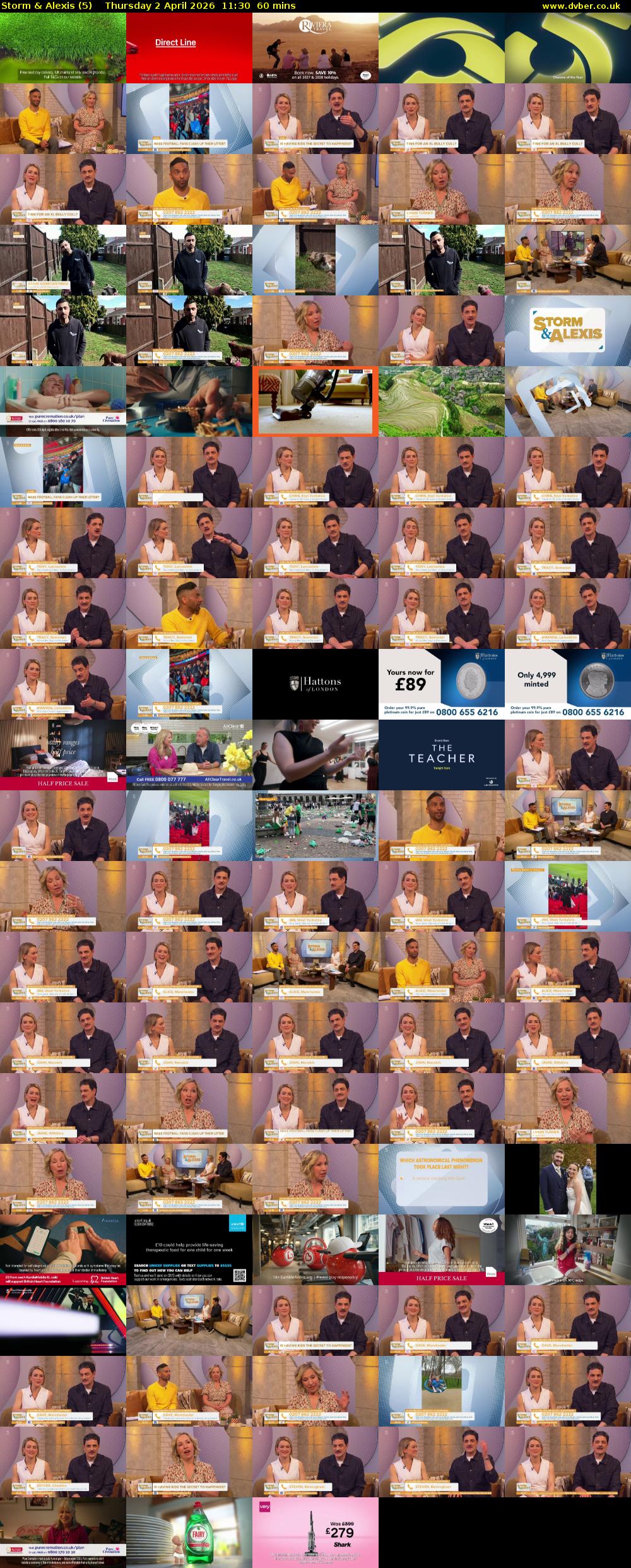 Storm & Alexis (5) Thursday 2 April 2026 11:30 - 12:30
