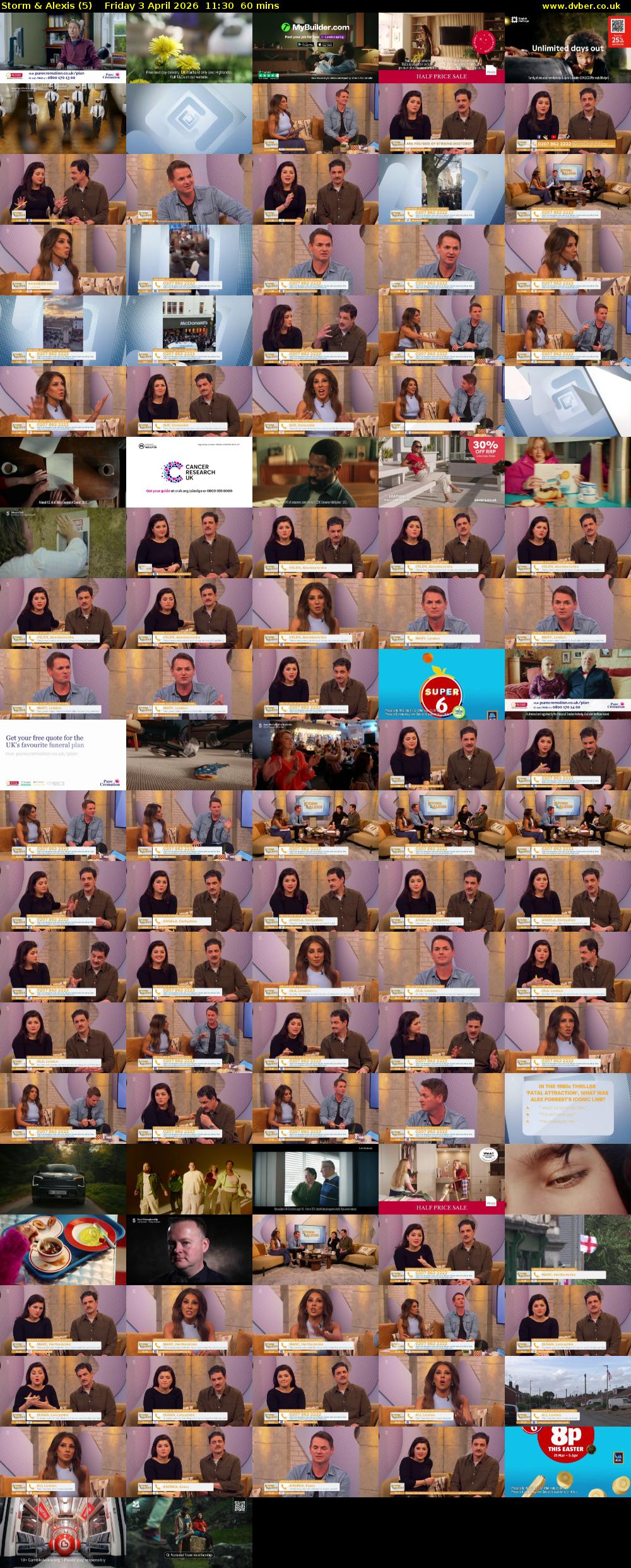 Storm & Alexis (5) Friday 3 April 2026 11:30 - 12:30