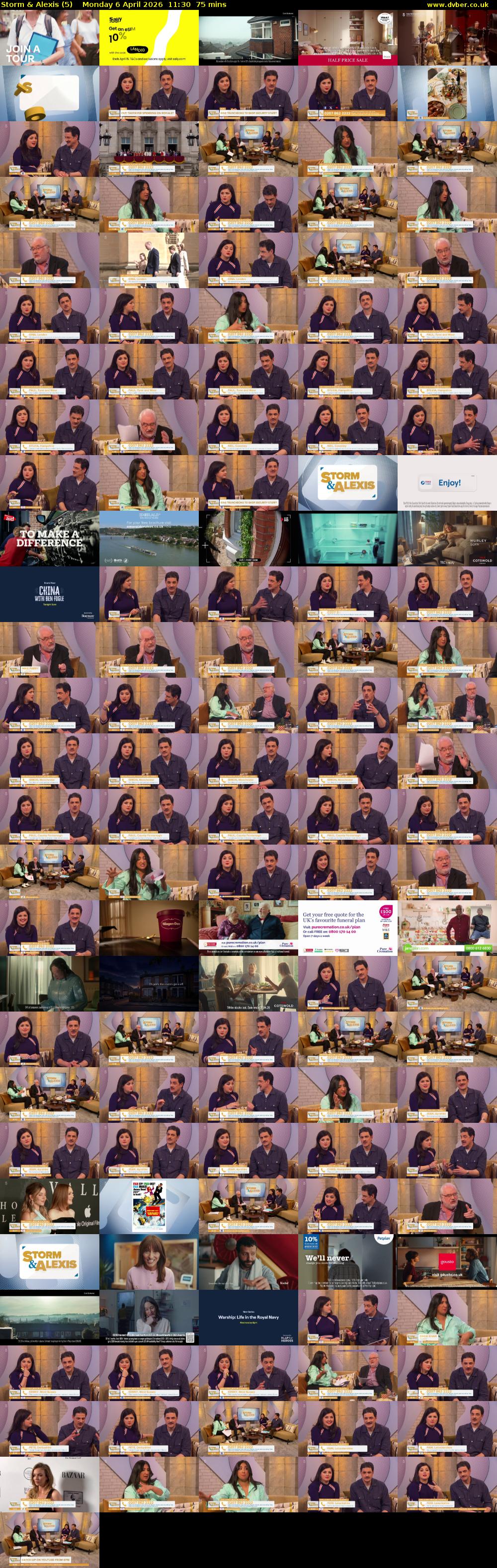Storm & Alexis (5) Monday 6 April 2026 11:30 - 12:45