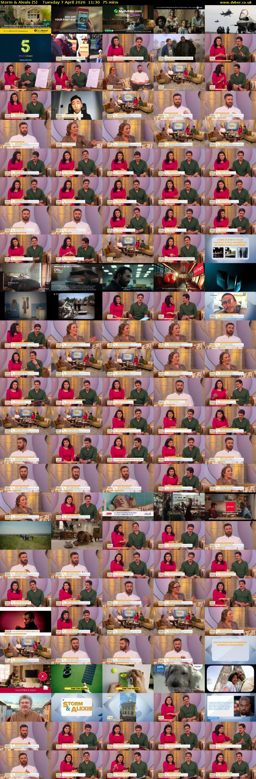 Storm & Alexis (5) Tuesday 7 April 2026 11:30 - 12:45