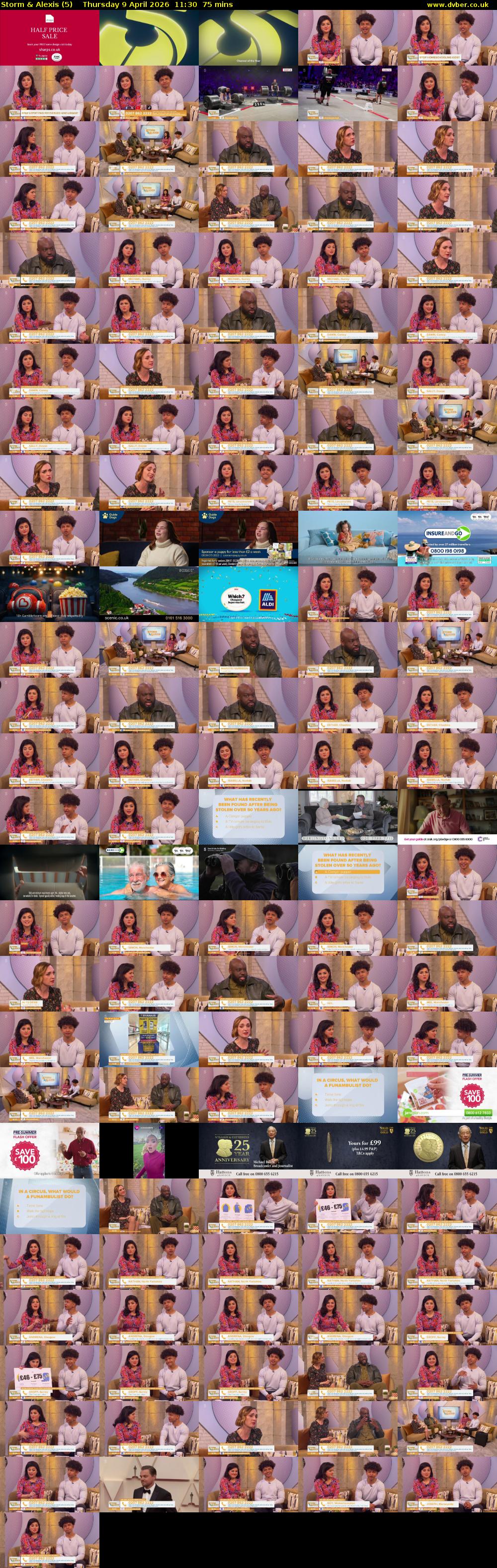 Storm & Alexis (5) Thursday 9 April 2026 11:30 - 12:45
