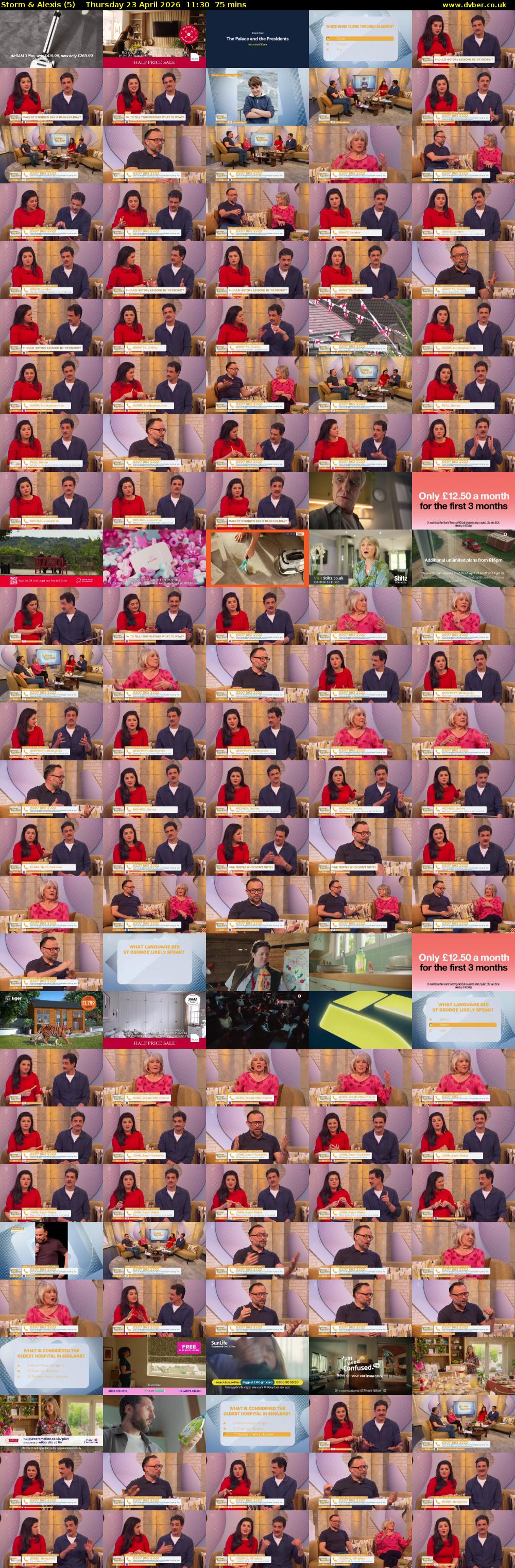 Storm & Alexis (5) Thursday 23 April 2026 11:30 - 12:45