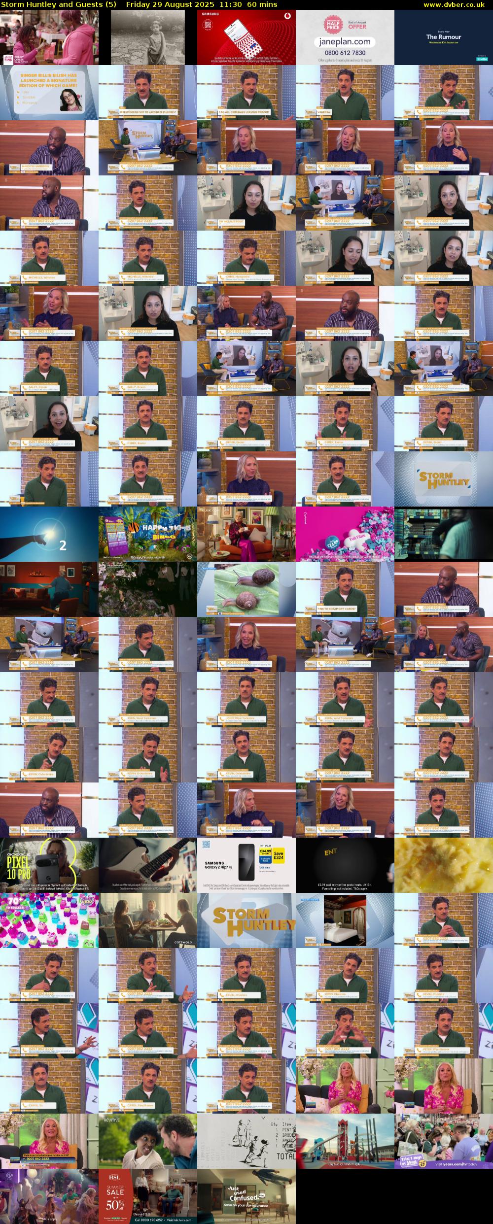 Storm Huntley and Guests (5) Friday 29 August 2025 11:30 - 12:30