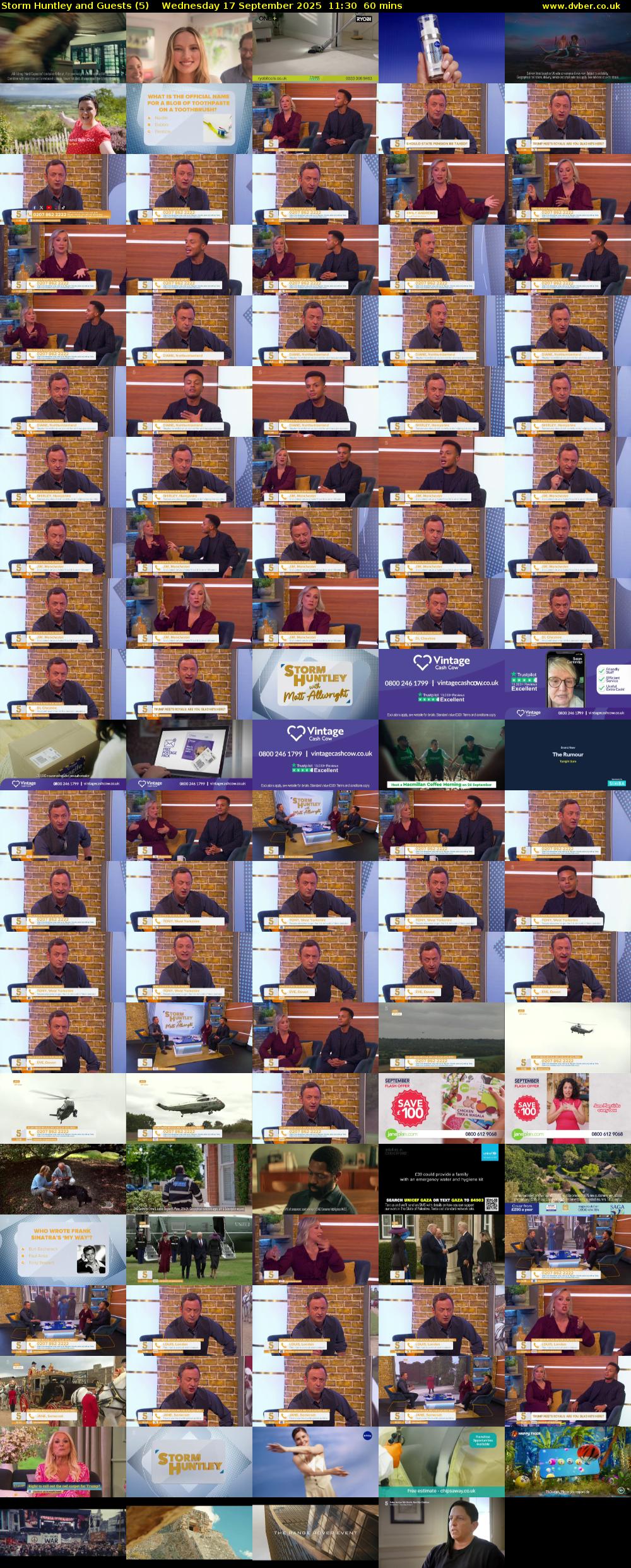 Storm Huntley and Guests (5) Wednesday 17 September 2025 11:30 - 12:30