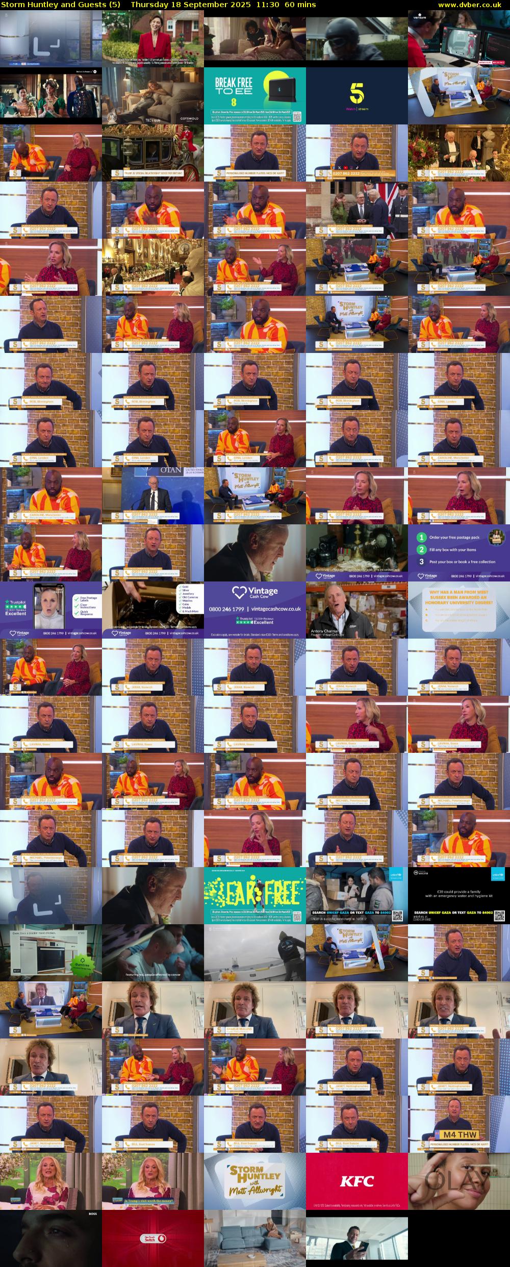 Storm Huntley and Guests (5) Thursday 18 September 2025 11:30 - 12:30