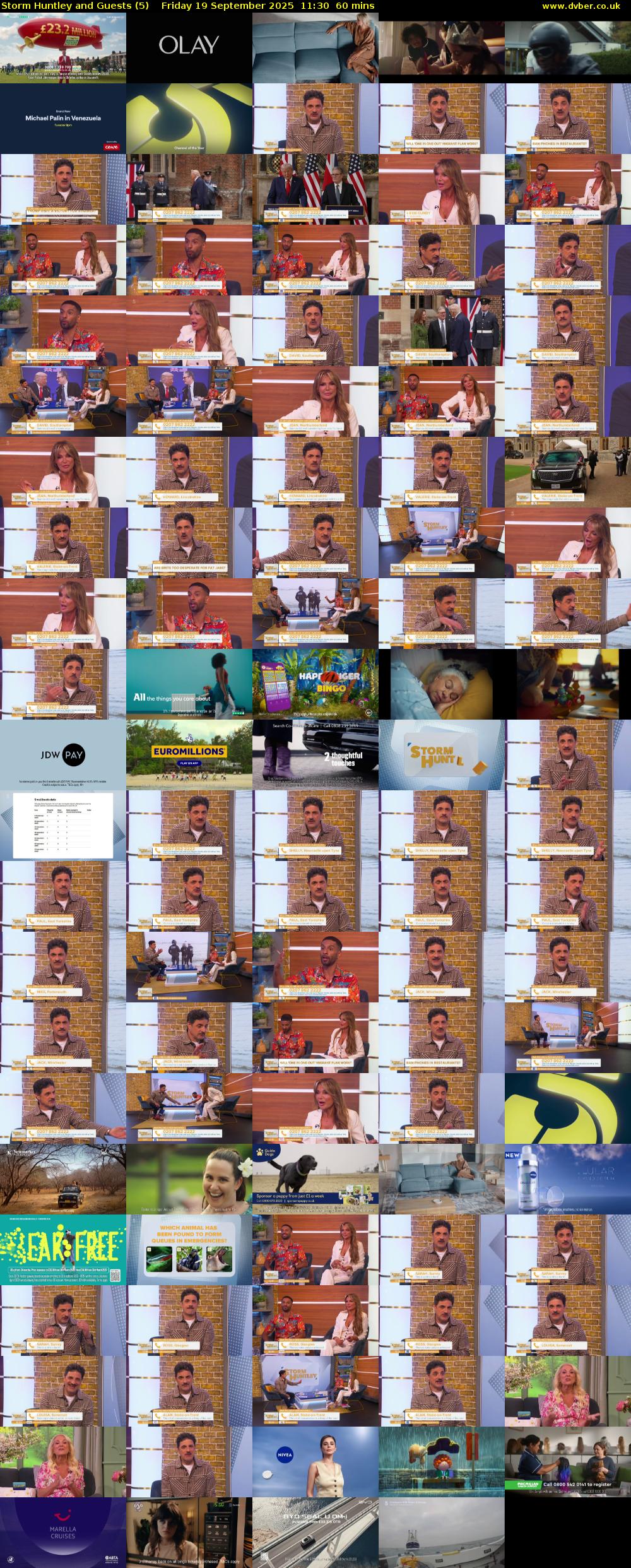 Storm Huntley and Guests (5) Friday 19 September 2025 11:30 - 12:30