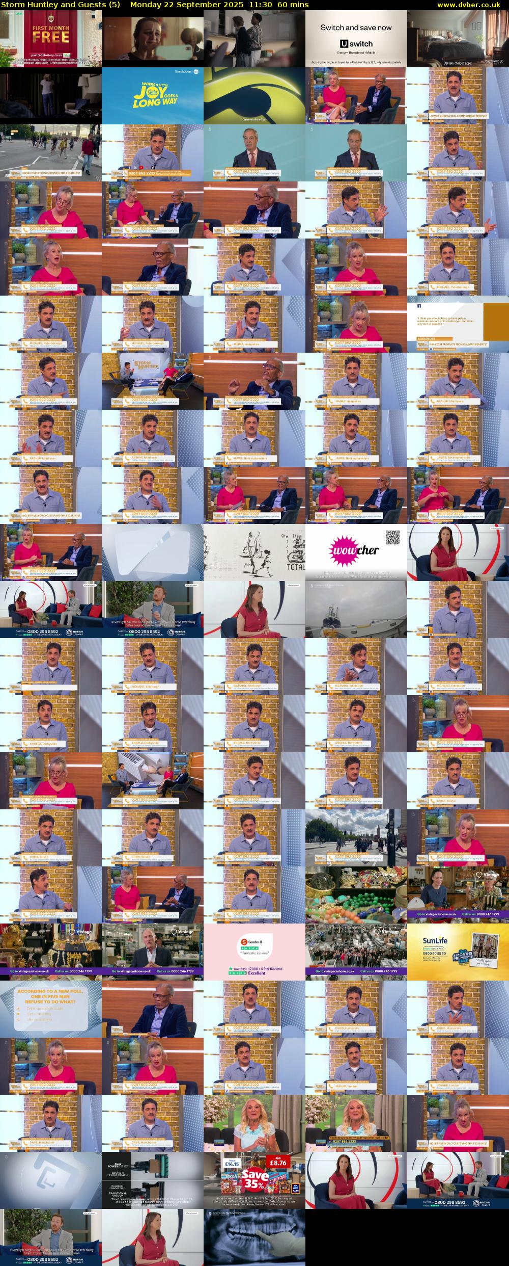 Storm Huntley and Guests (5) Monday 22 September 2025 11:30 - 12:30