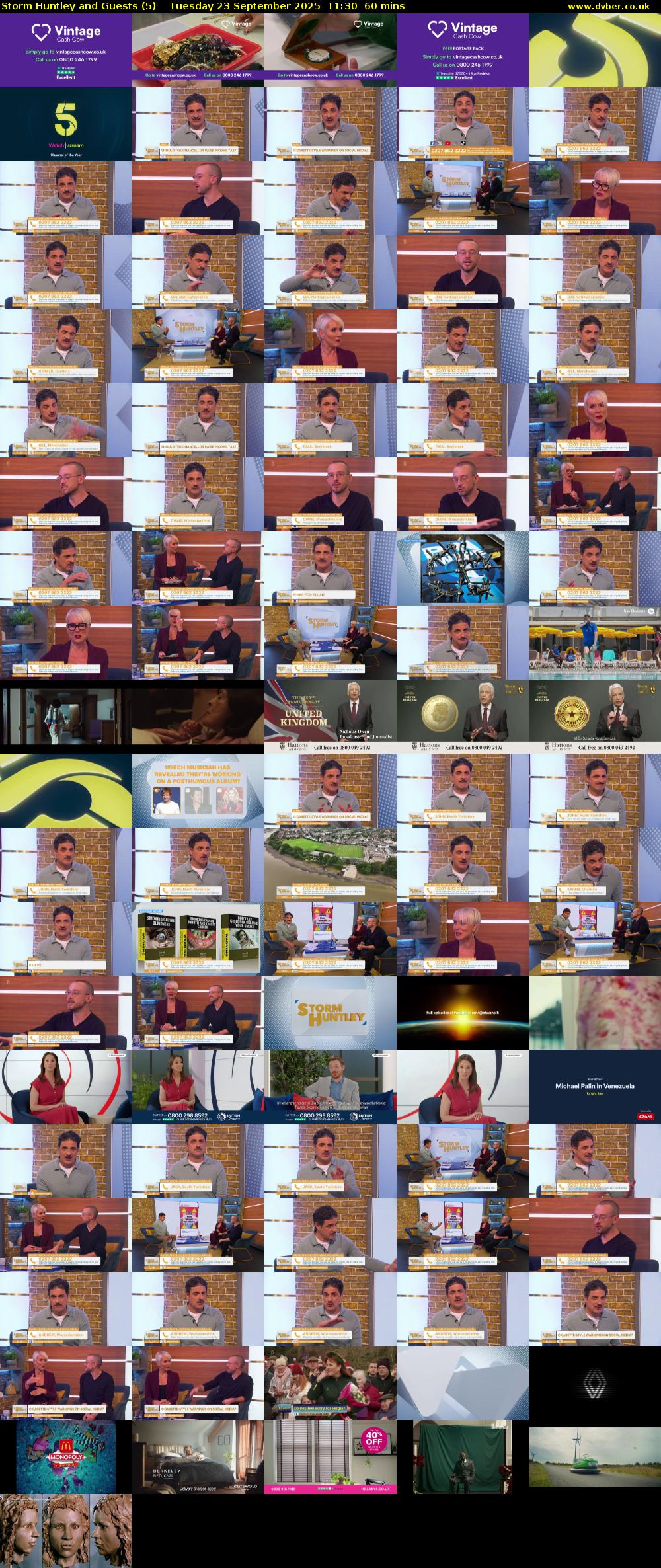 Storm Huntley and Guests (5) Tuesday 23 September 2025 11:30 - 12:30