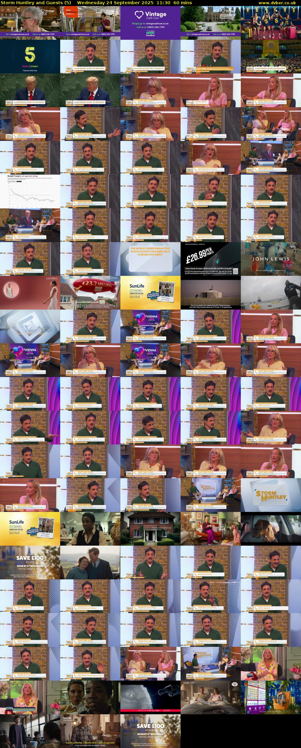 Storm Huntley and Guests (5) Wednesday 24 September 2025 11:30 - 12:30