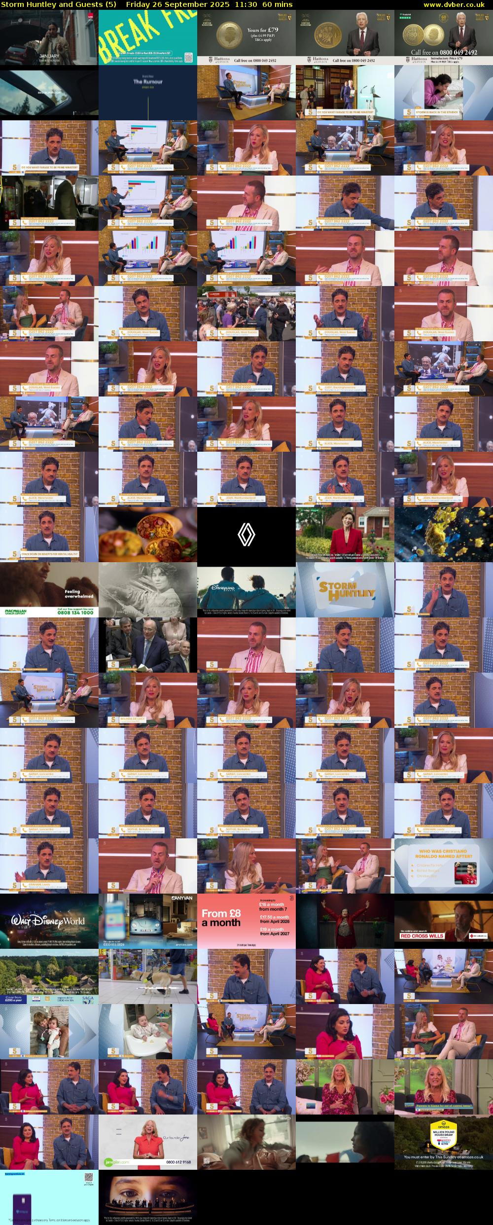 Storm Huntley and Guests (5) Friday 26 September 2025 11:30 - 12:30