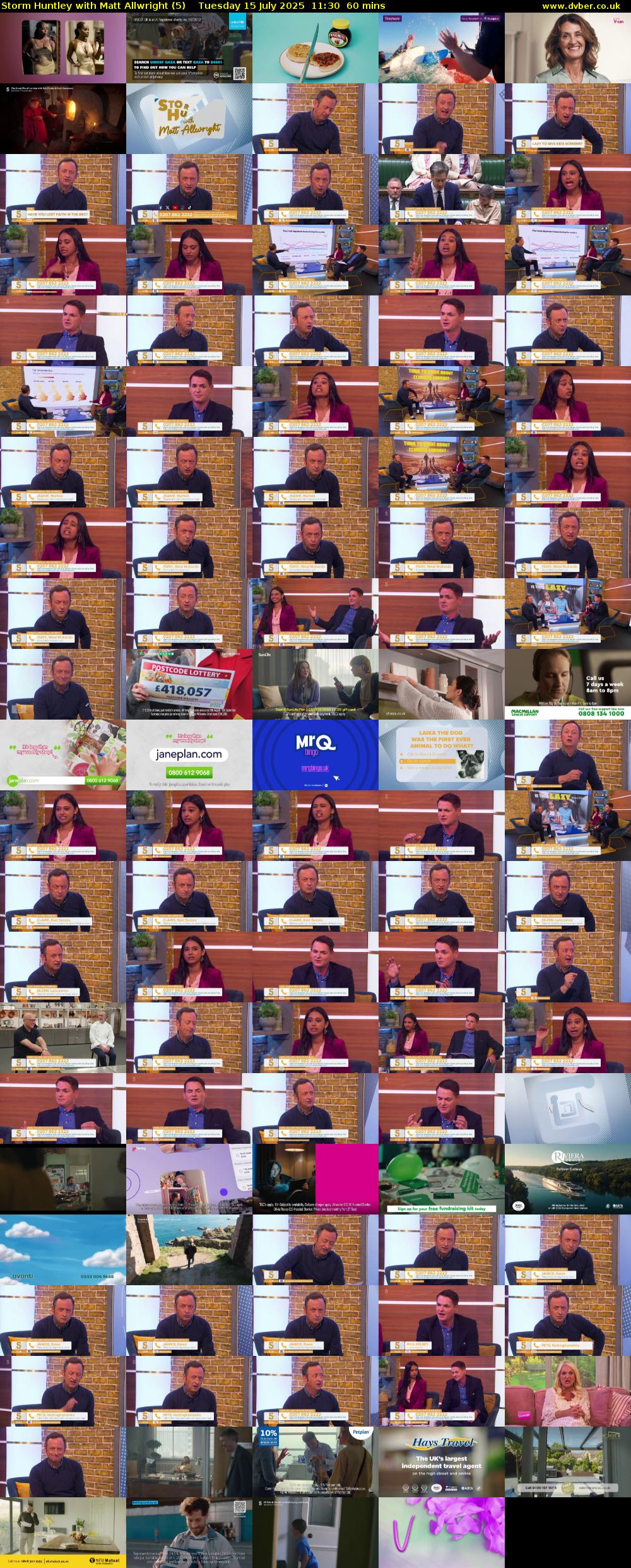 Storm Huntley with Matt Allwright (5) Tuesday 15 July 2025 11:30 - 12:30