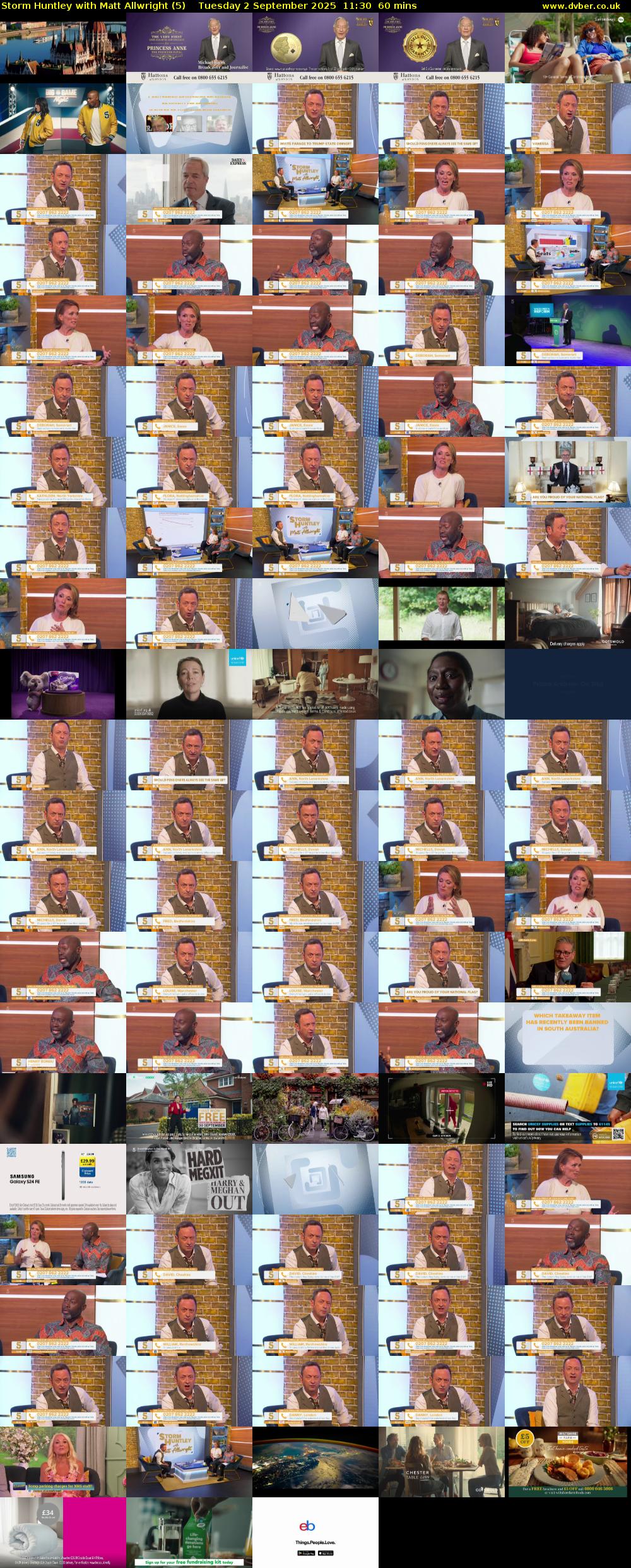 Storm Huntley with Matt Allwright (5) Tuesday 2 September 2025 11:30 - 12:30