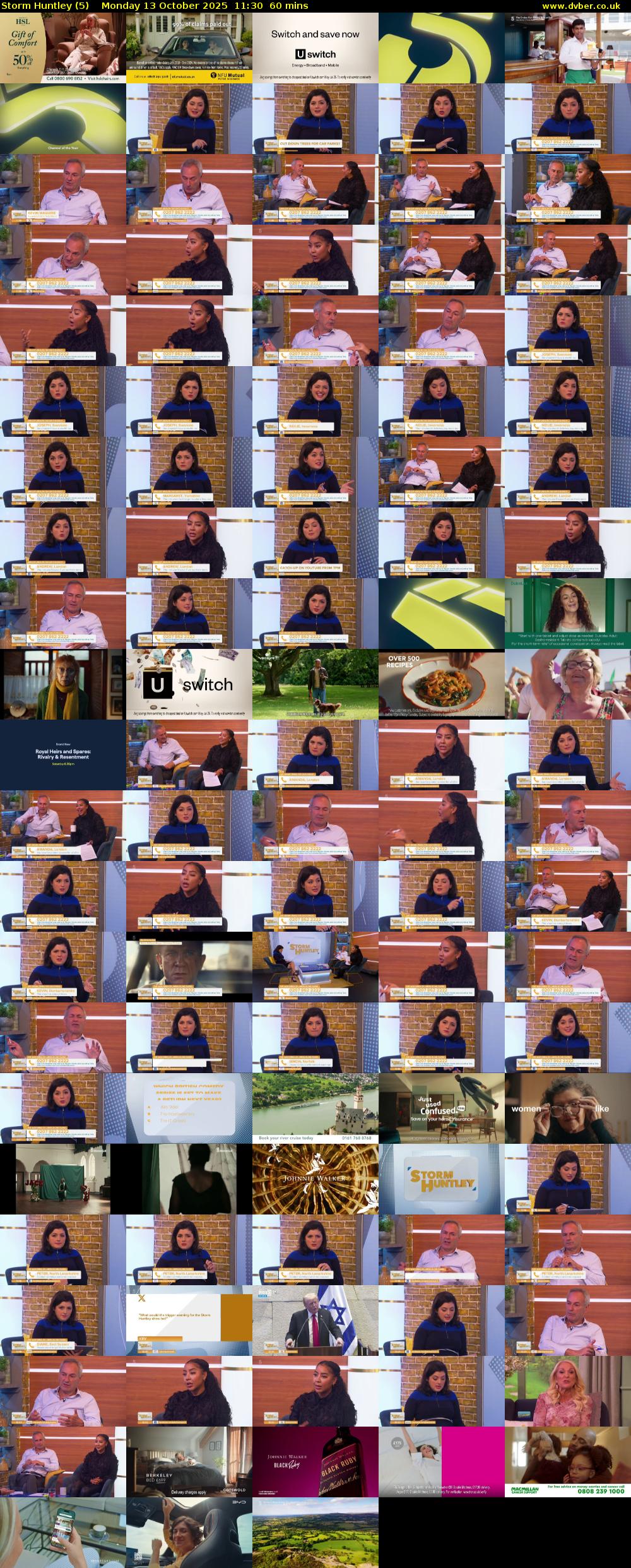 Storm Huntley (5) Monday 13 October 2025 11:30 - 12:30