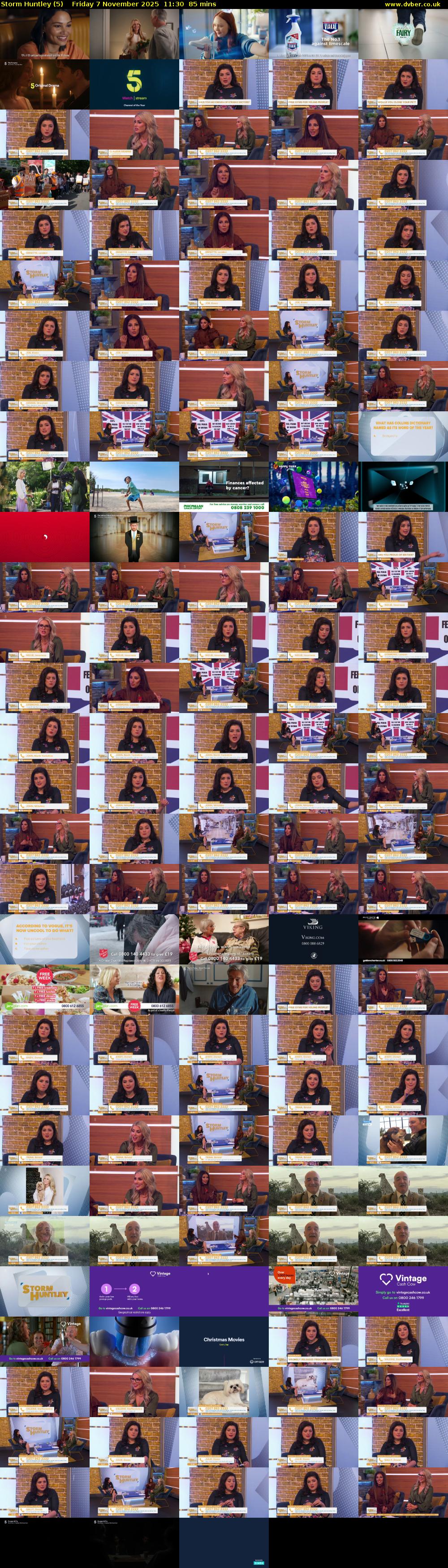 Storm Huntley (5) Friday 7 November 2025 11:30 - 12:55