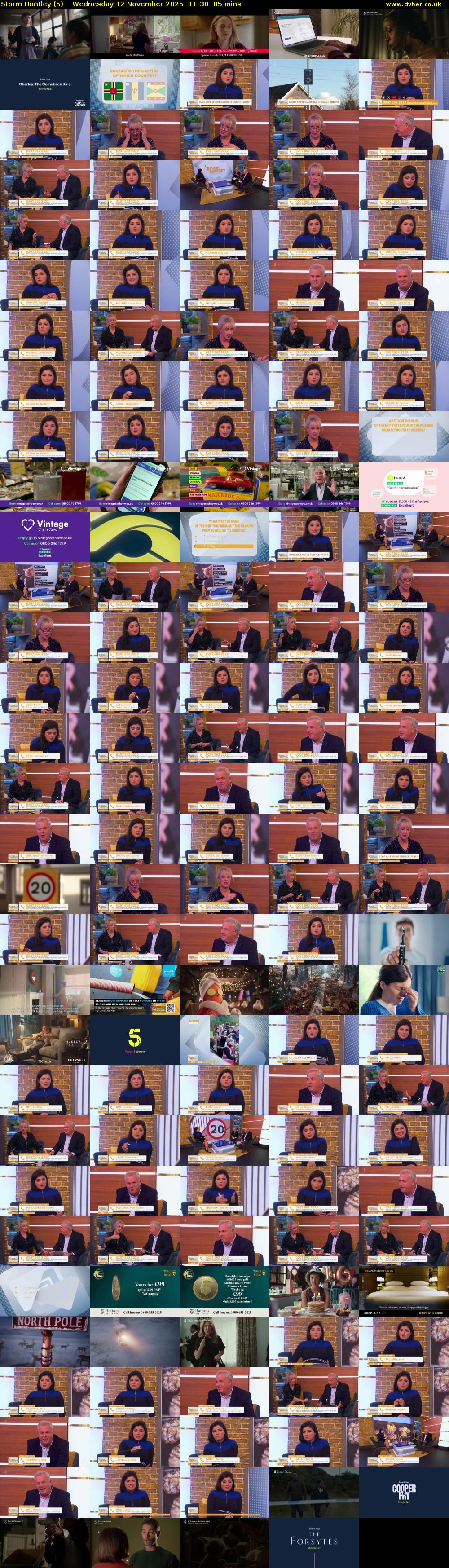 Storm Huntley (5) Wednesday 12 November 2025 11:30 - 12:55