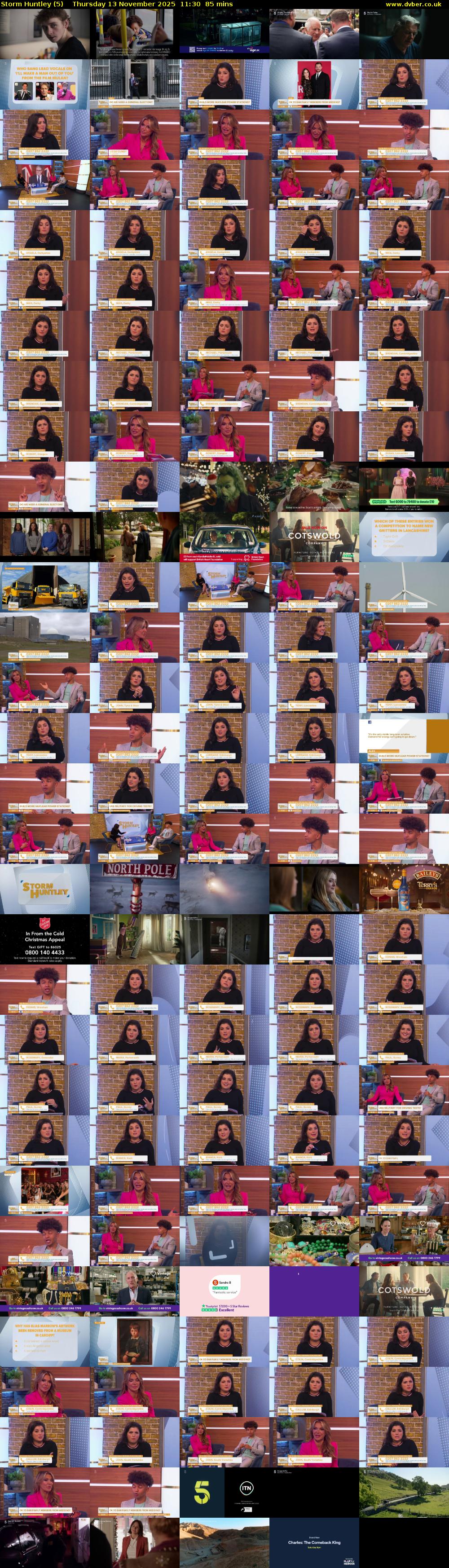 Storm Huntley (5) Thursday 13 November 2025 11:30 - 12:55