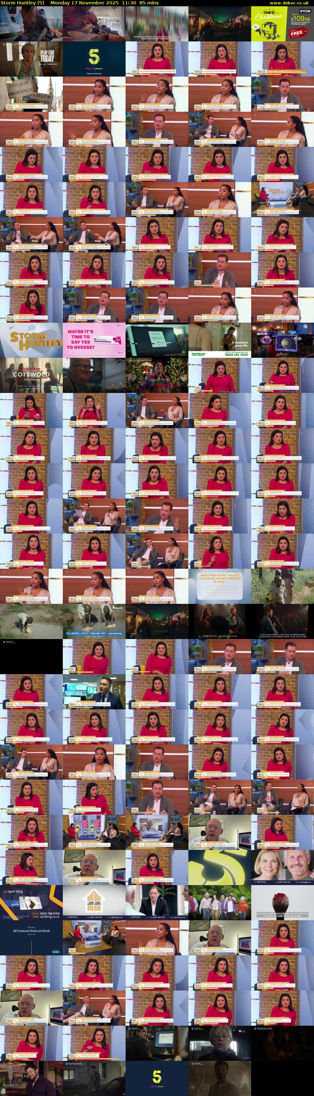 Storm Huntley (5) Monday 17 November 2025 11:30 - 12:55