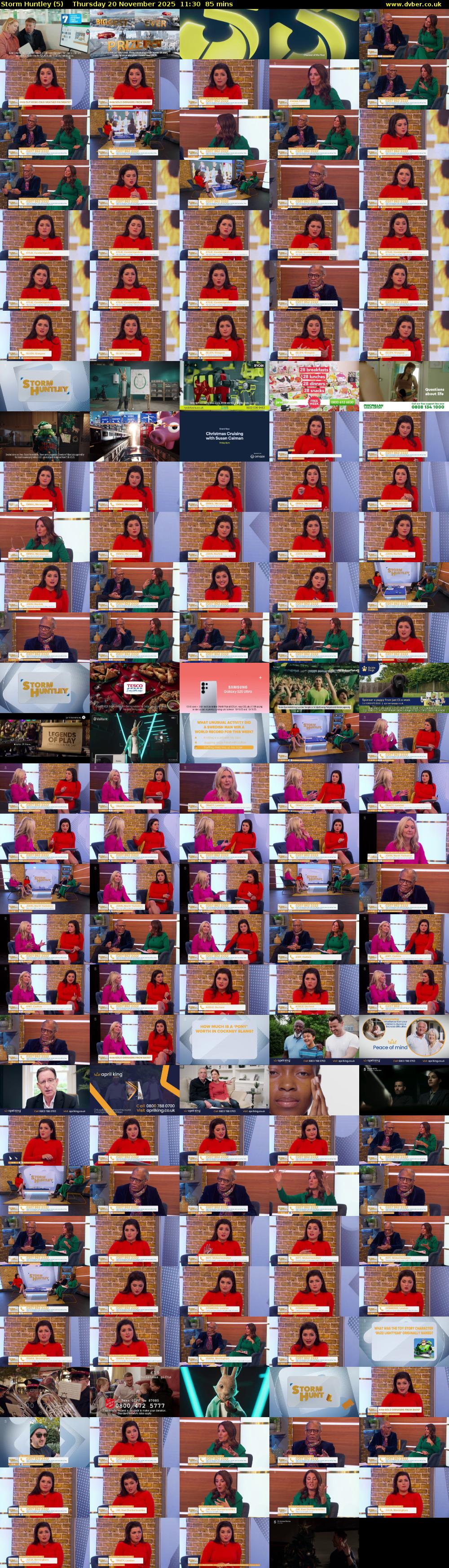 Storm Huntley (5) Thursday 20 November 2025 11:30 - 12:55