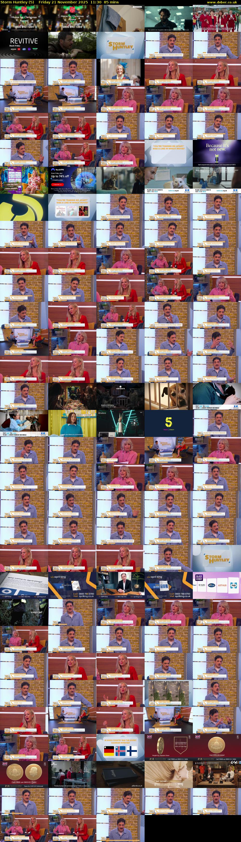 Storm Huntley (5) Friday 21 November 2025 11:30 - 12:55