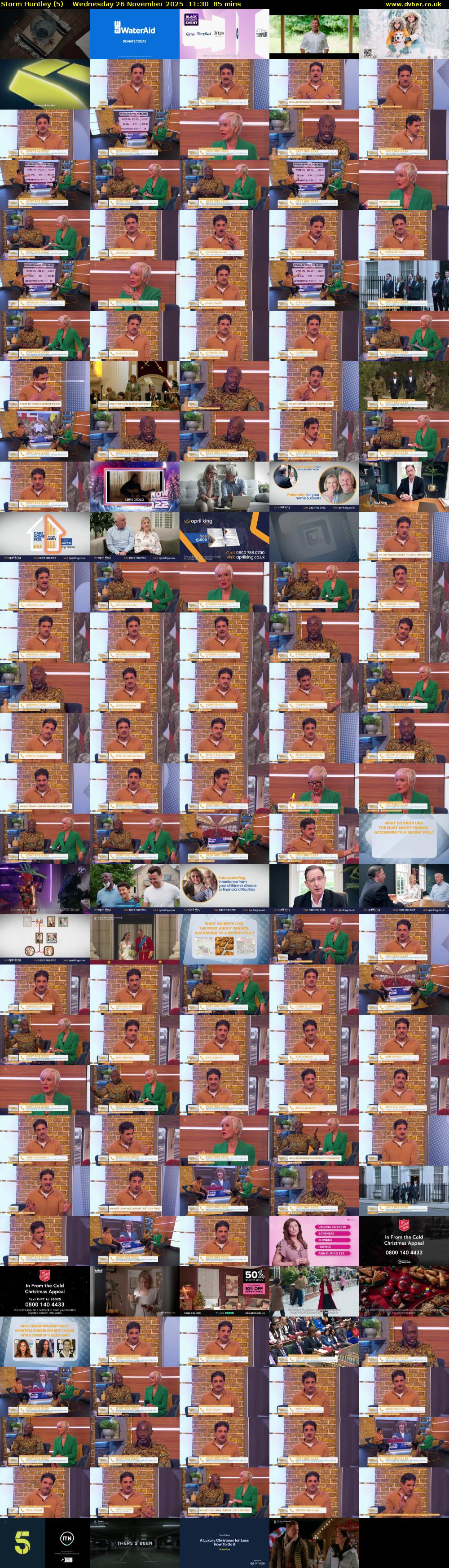 Storm Huntley (5) Wednesday 26 November 2025 11:30 - 12:55