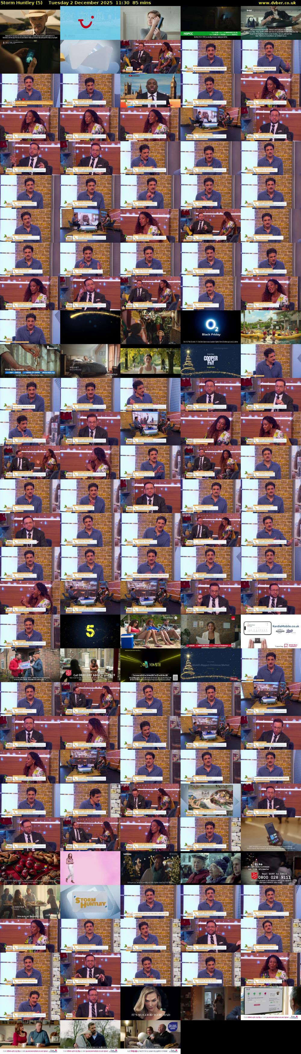 Storm Huntley (5) Tuesday 2 December 2025 11:30 - 12:55