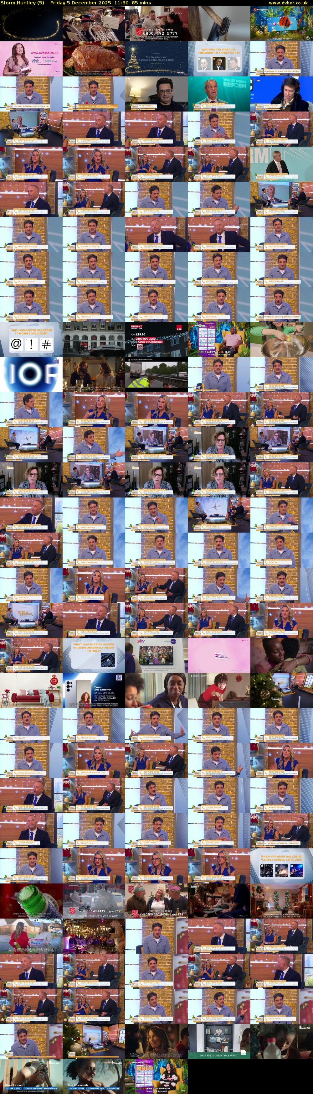 Storm Huntley (5) Friday 5 December 2025 11:30 - 12:55