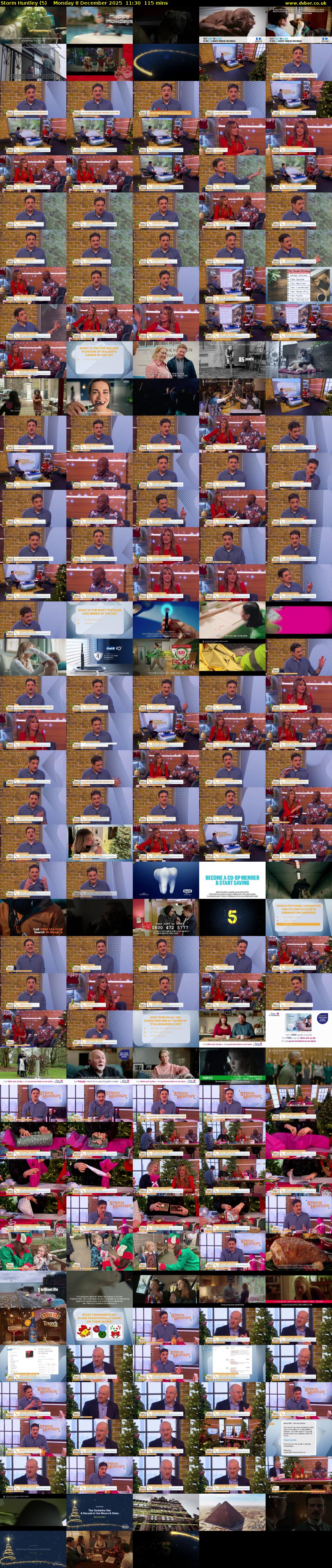 Storm Huntley (5) Monday 8 December 2025 11:30 - 13:25