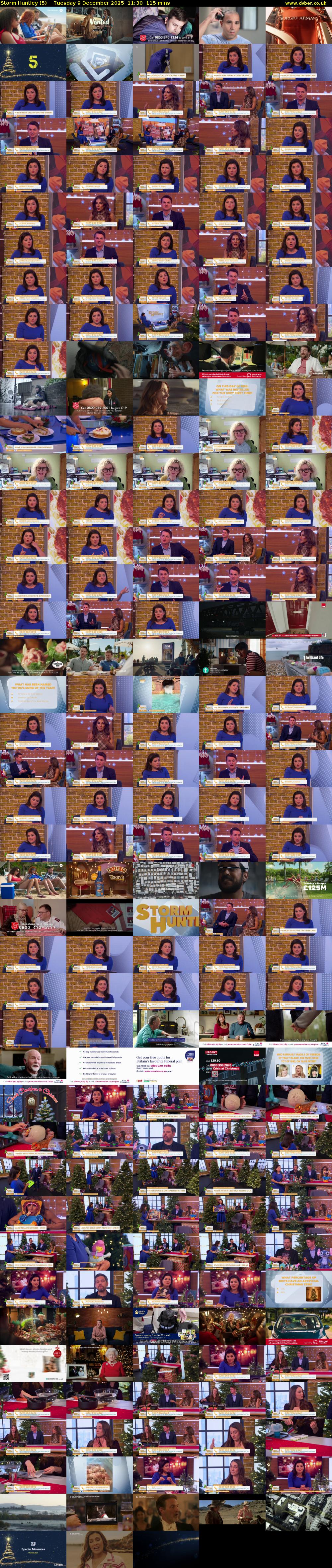 Storm Huntley (5) Tuesday 9 December 2025 11:30 - 13:25