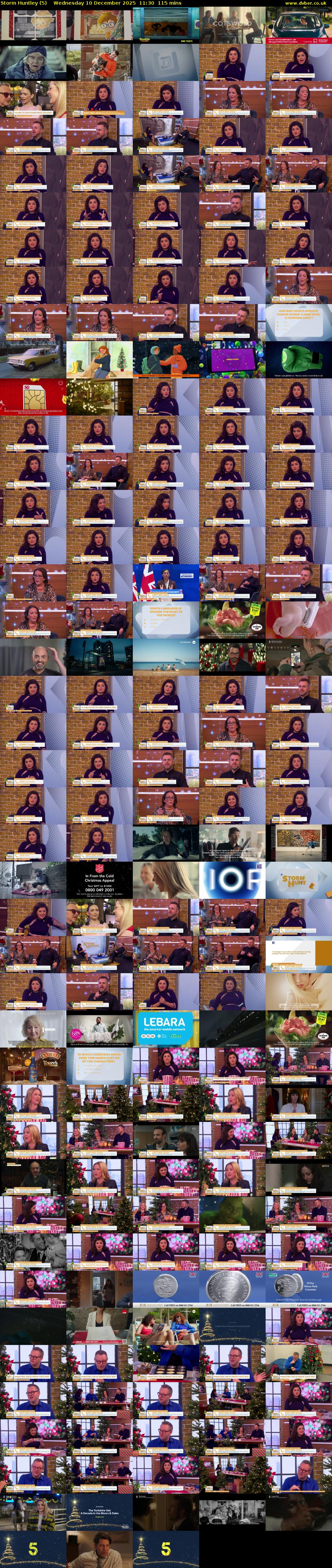 Storm Huntley (5) Wednesday 10 December 2025 11:30 - 13:25