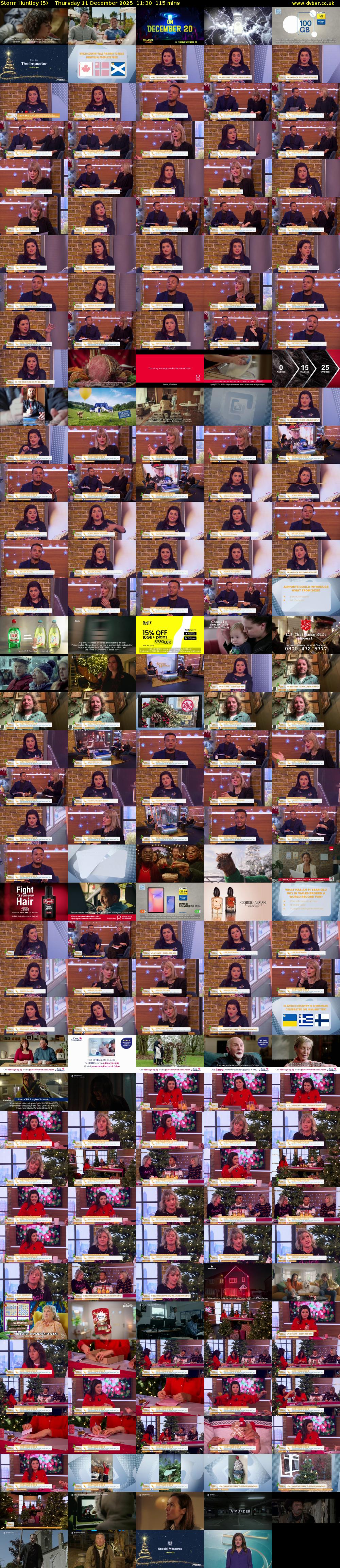 Storm Huntley (5) Thursday 11 December 2025 11:30 - 13:25