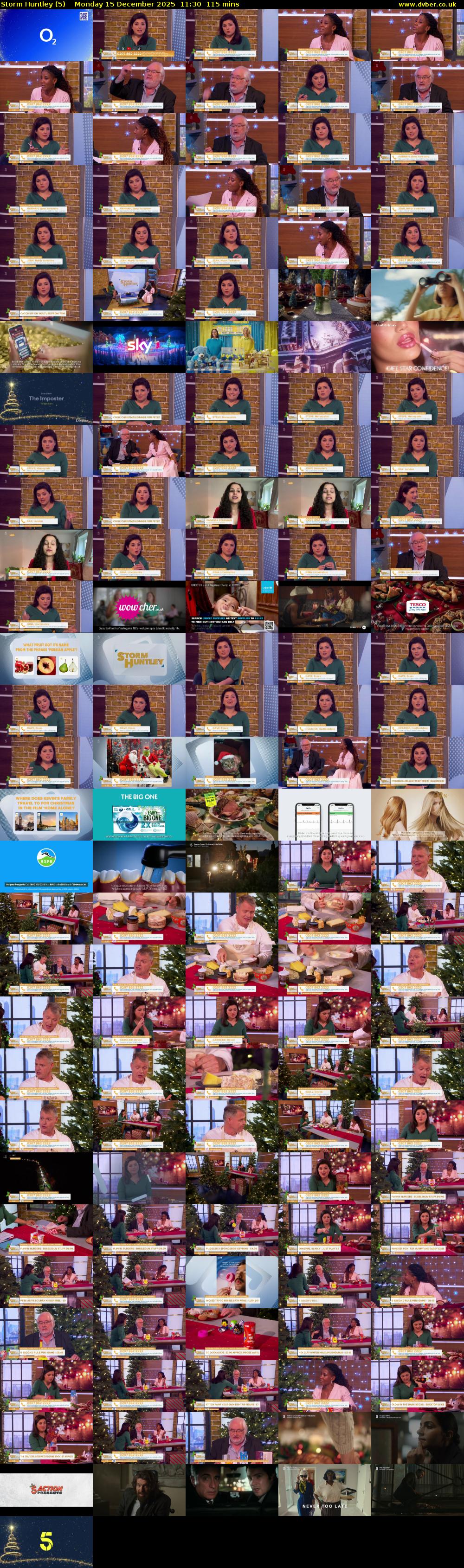 Storm Huntley (5) Monday 15 December 2025 11:30 - 13:25