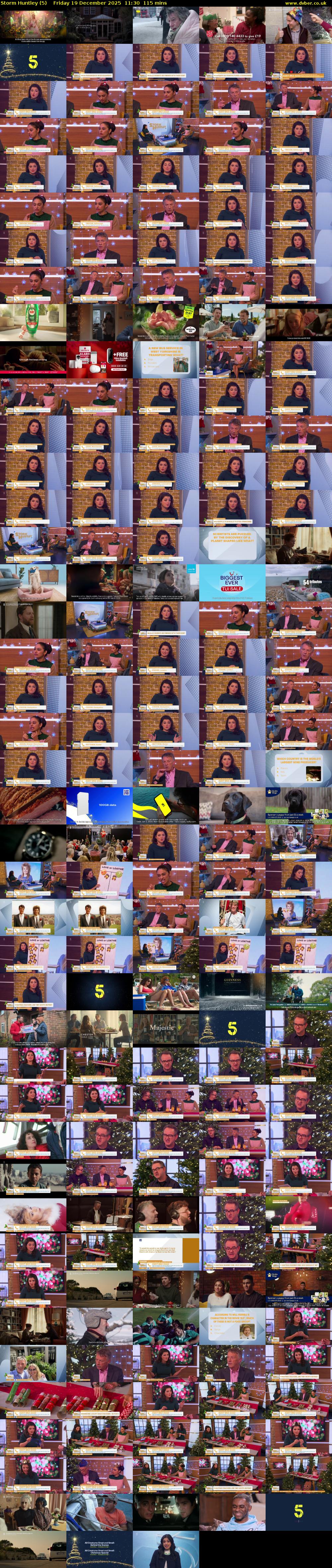 Storm Huntley (5) Friday 19 December 2025 11:30 - 13:25