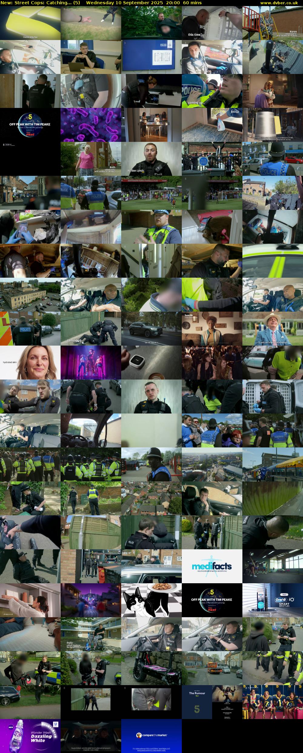 Street Cops: Catching... (5) Wednesday 10 September 2025 20:00 - 21:00