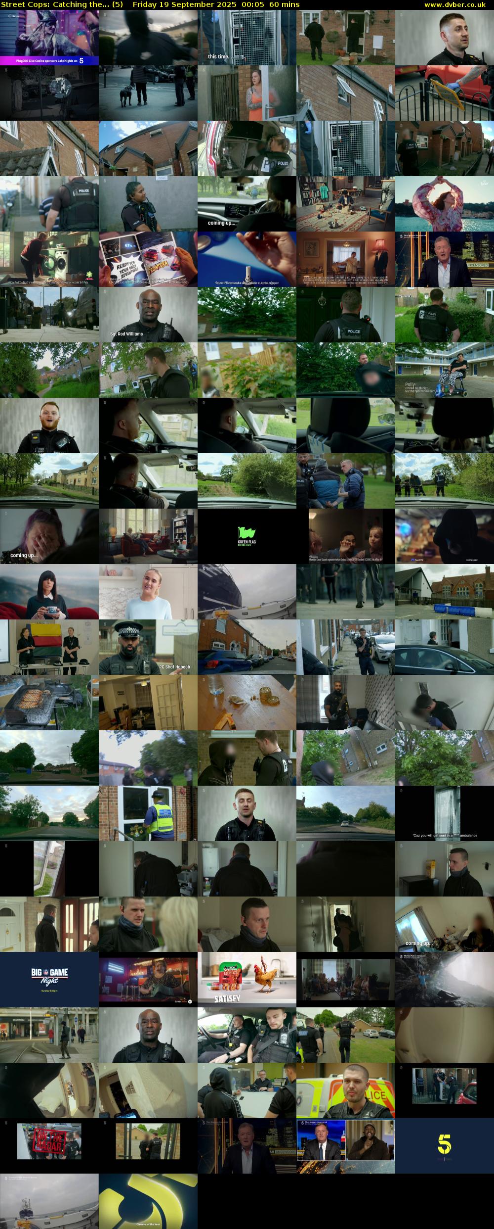 Street Cops: Catching the... (5) Friday 19 September 2025 00:05 - 01:05