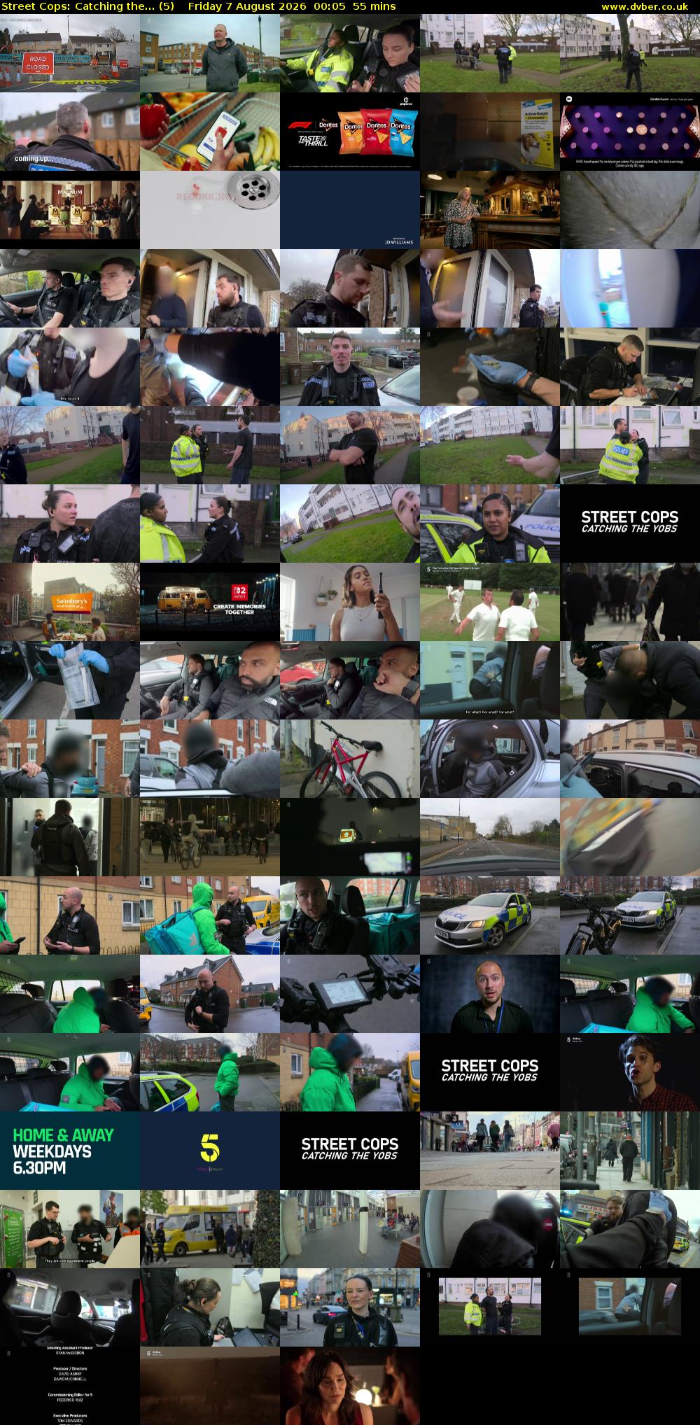Street Cops: Catching the... (5) Friday 7 August 2026 00:05 - 01:00